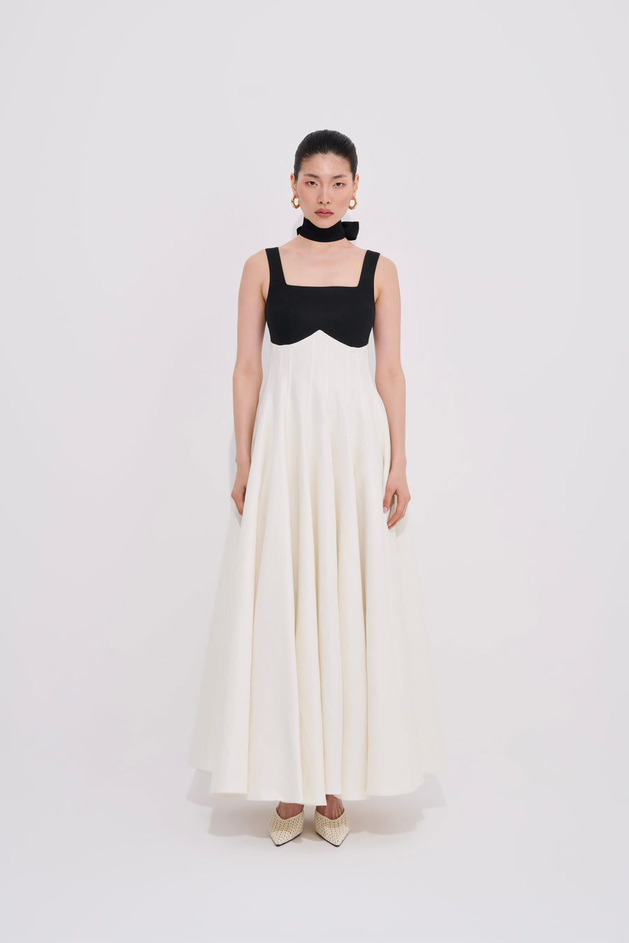 Paloma Long Linen Dress 100% Linen