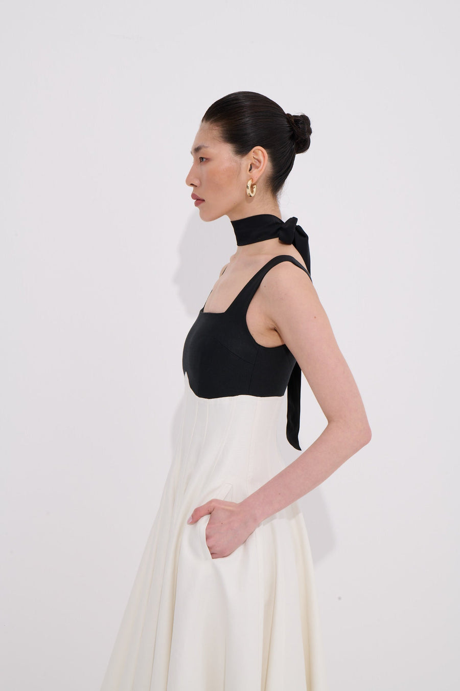 Paloma Long Linen Dress 100% Linen