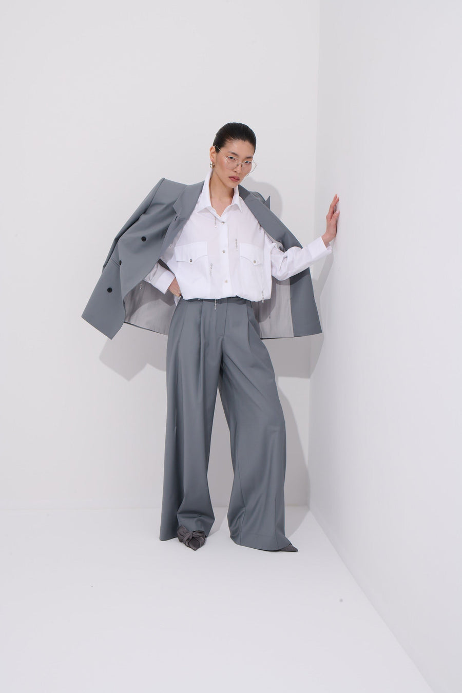 Broadway Double-Breasted Jacket Premium - Wool Blend