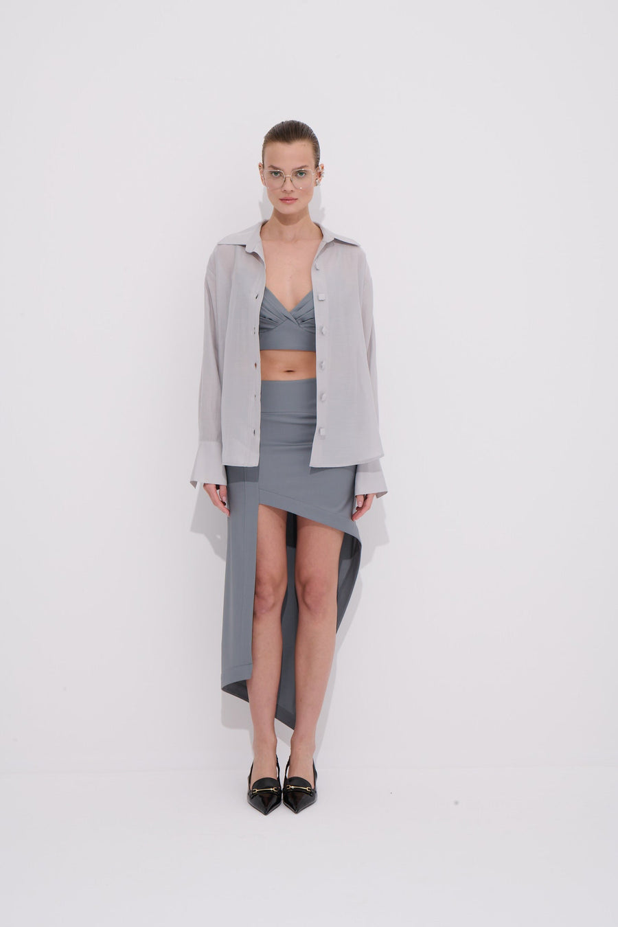 Fethiye Shirt Flowing Wide Collar