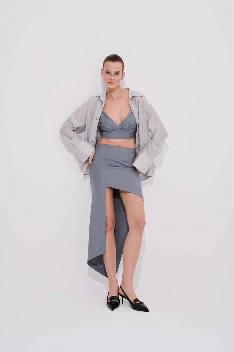 Fethiye Shirt Flowing Wide Collar