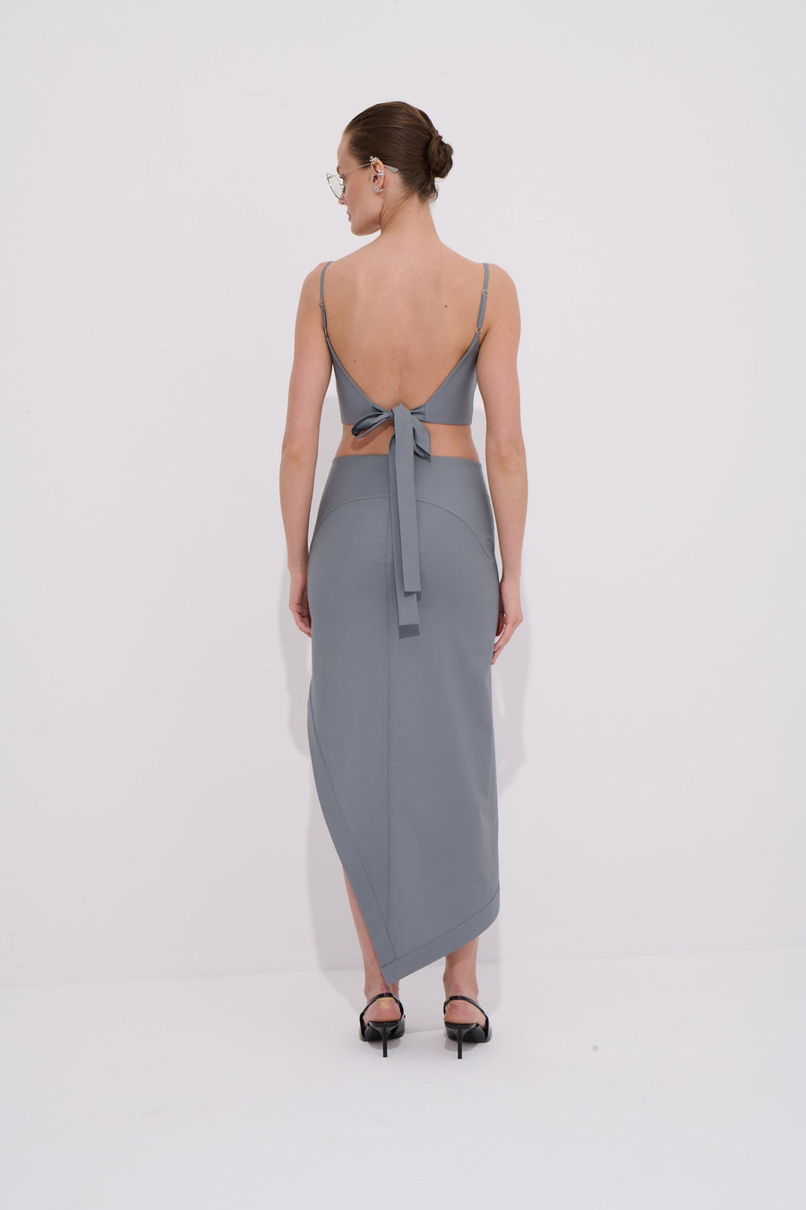 Broadway Draped Bustier Premium - Wool Blend