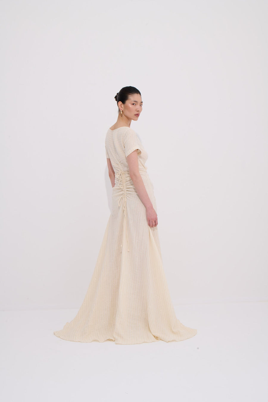 Savra Long Body-Fitting Dress