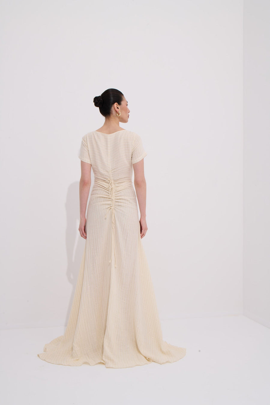Savra Long Body-Fitting Dress