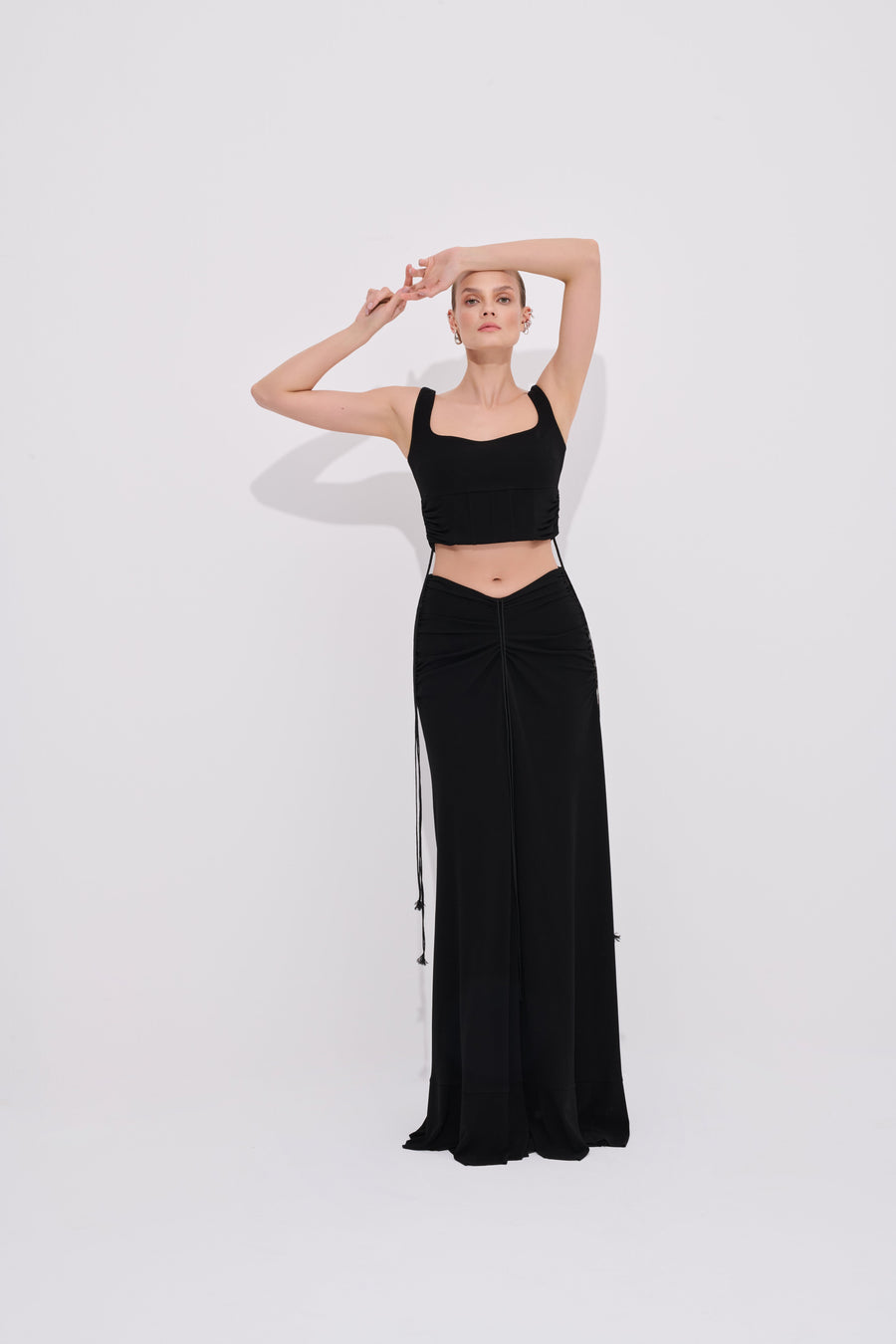 Joli Ruched Corset Blouse