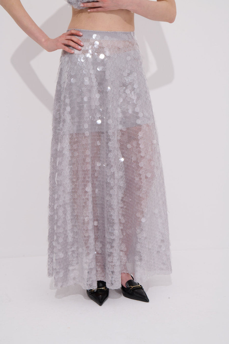 Eclipse Sequin Skirt Premium - Glamorous Design