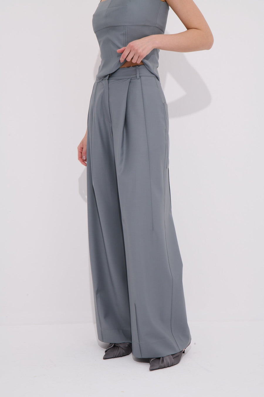 Broadway High-Waisted Pants - Premium Wool Blend