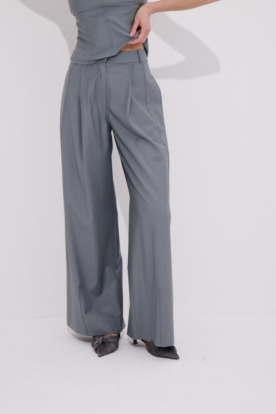 Broadway High-Waisted Pants Premium - Wool Blend