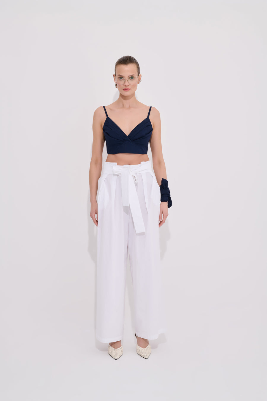 Mari Draped Bustier - 100% Cotton