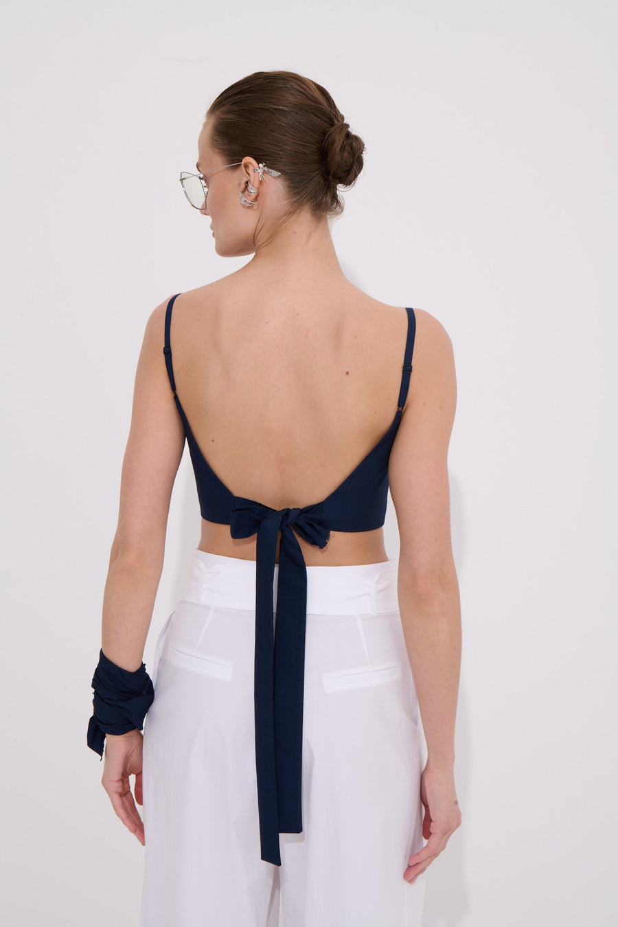 Mari Draped Bustier - 100% Cotton