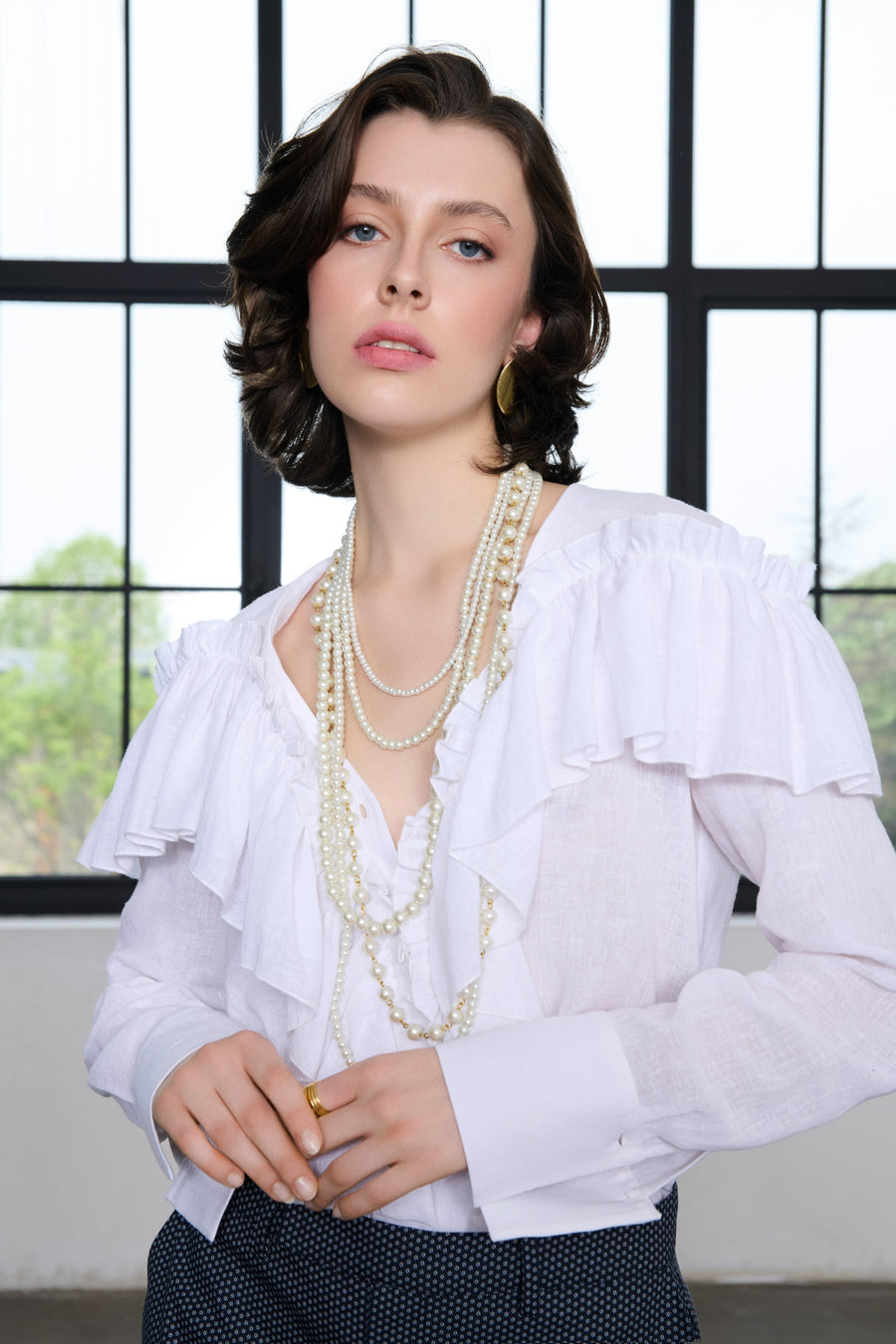 Romantic Ruffled Shirt