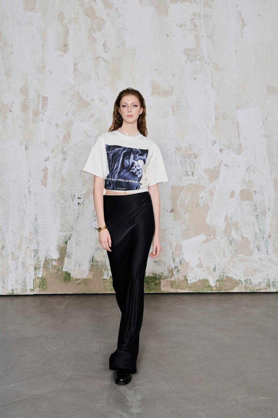 Glamour Black Long Skirt