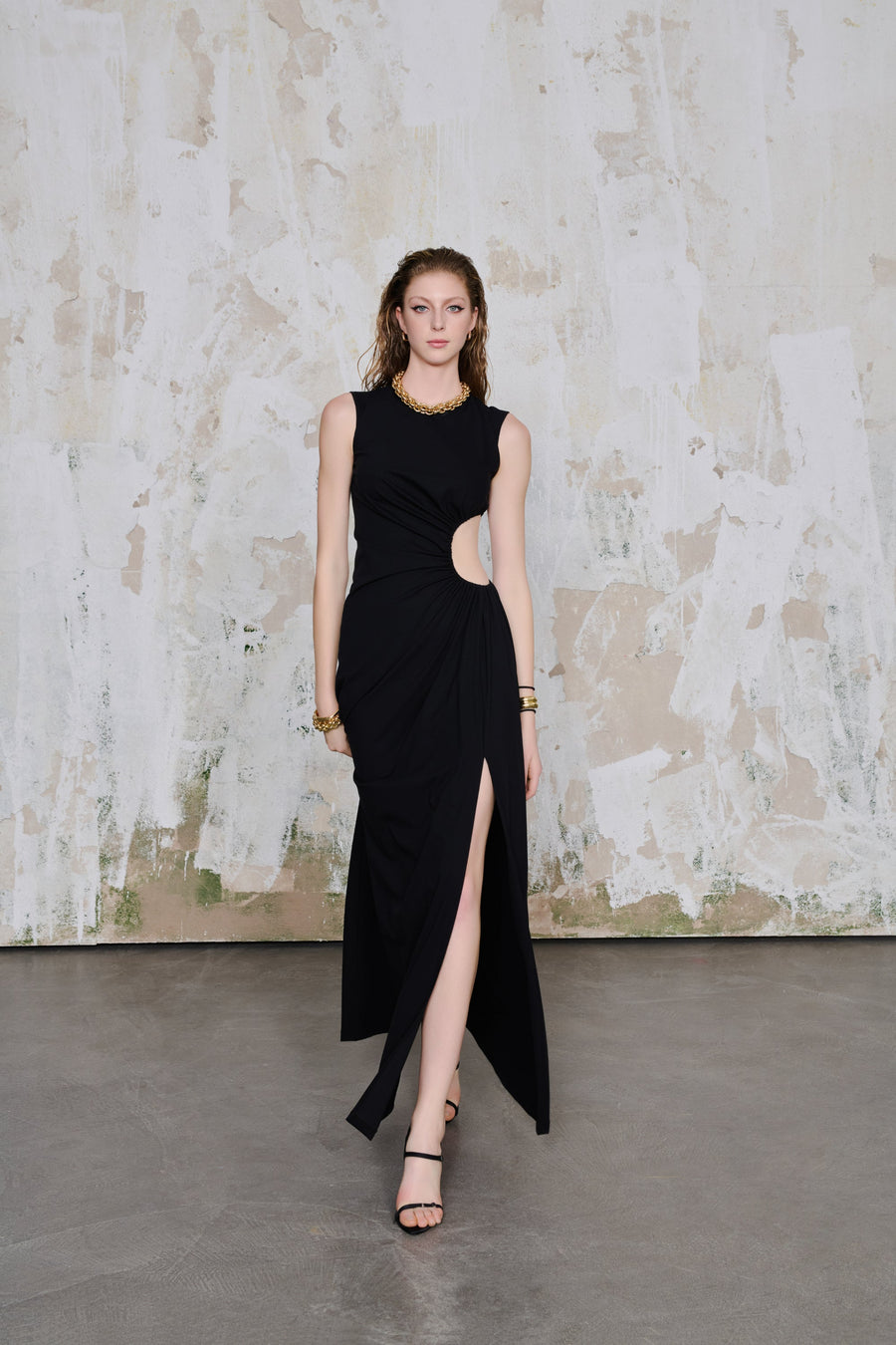 Mariam Asymmetric Long Dress