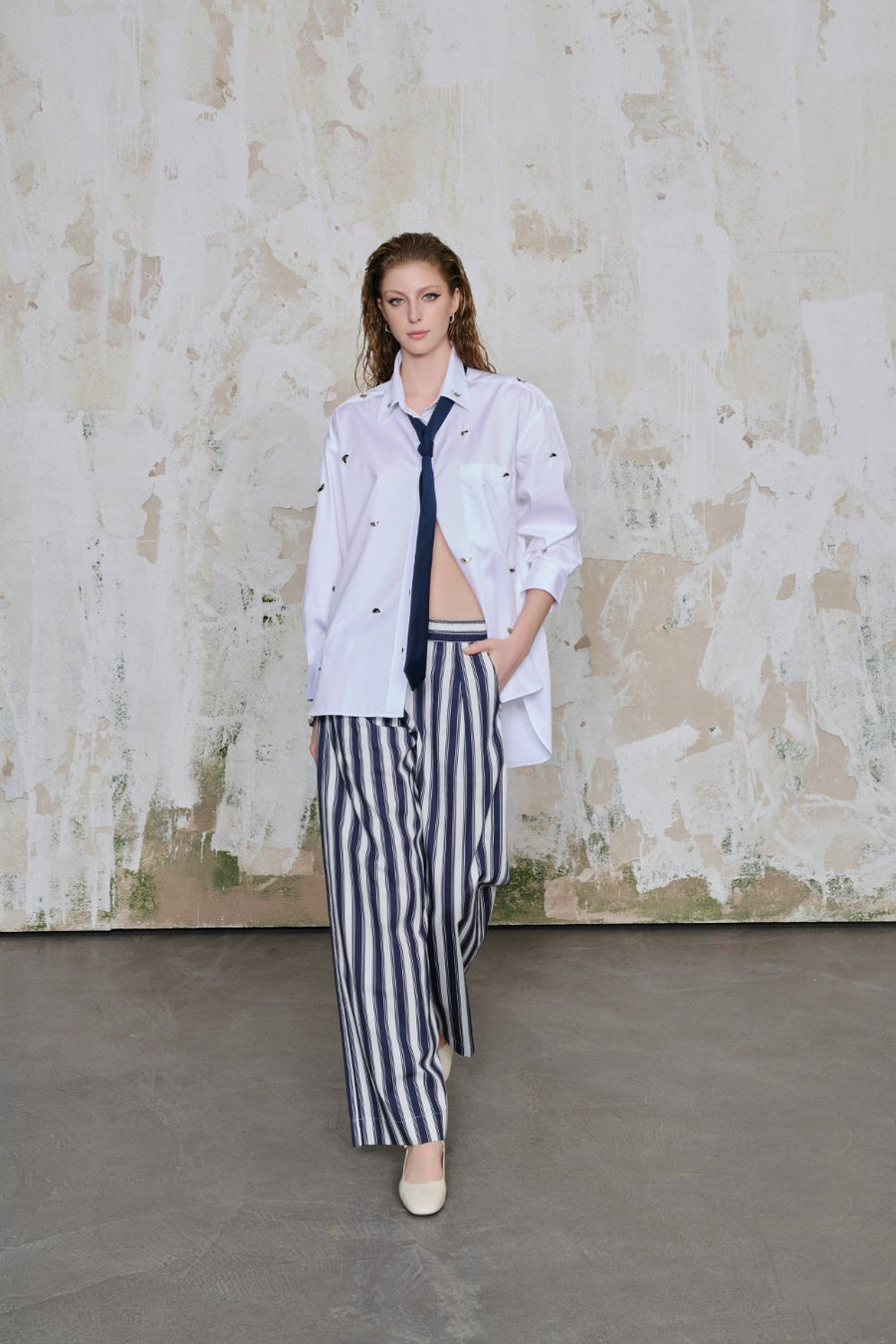 Colette Low Waist Pants 100% Cotton