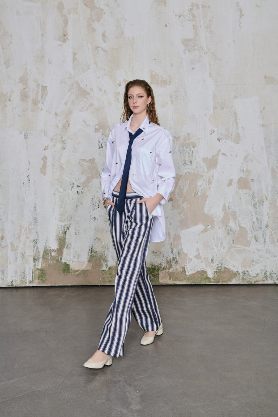 Colette Low Waist Pants 100% Cotton